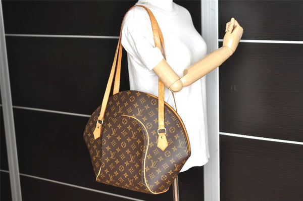 Authentic Louis Vuitton Monogram Ellipse Shopping Shoulder Bag M51128 LV 9021I