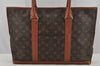 Auth Louis Vuitton Monogram Sac Weekend PM Vintage Tote Hand Bag M42425 LV 9022I