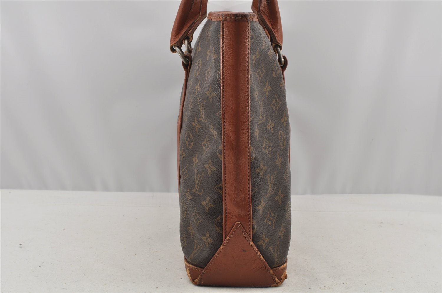 Auth Louis Vuitton Monogram Sac Weekend PM Vintage Tote Hand Bag M42425 LV 9022I