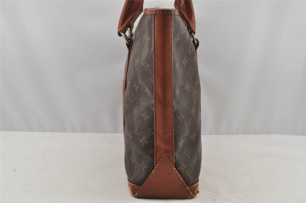 Auth Louis Vuitton Monogram Sac Weekend PM Vintage Tote Hand Bag M42425 LV 9022I