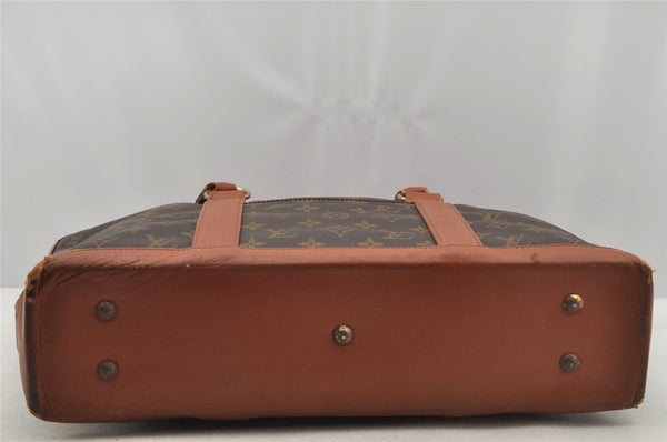 Auth Louis Vuitton Monogram Sac Weekend PM Vintage Tote Hand Bag M42425 LV 9022I