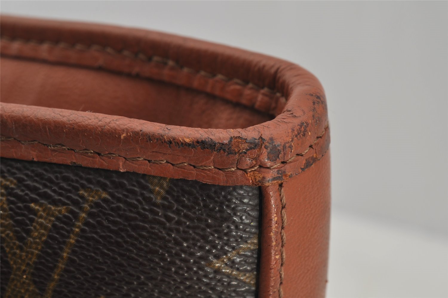 Auth Louis Vuitton Monogram Sac Weekend PM Vintage Tote Hand Bag M42425 LV 9022I