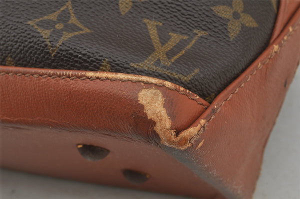 Auth Louis Vuitton Monogram Sac Weekend PM Vintage Tote Hand Bag M42425 LV 9022I