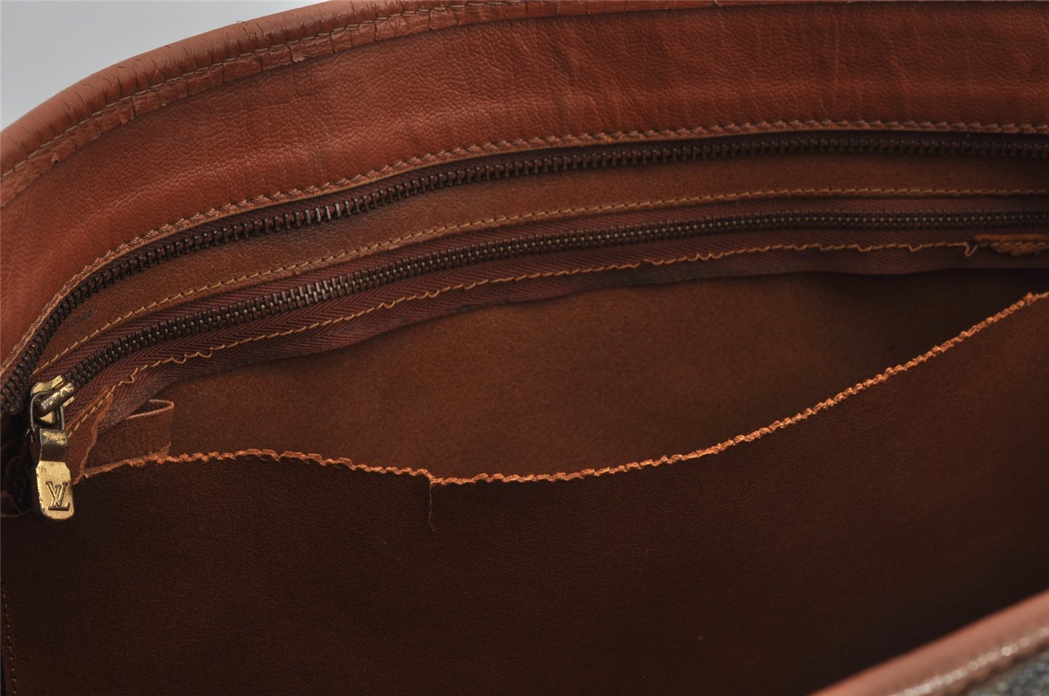 Auth Louis Vuitton Monogram Sac Weekend PM Vintage Tote Hand Bag M42425 LV 9022I