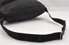 Authentic GUCCI Shoulder Cross Body Bag Nylon Leather 145863 Black 9024I
