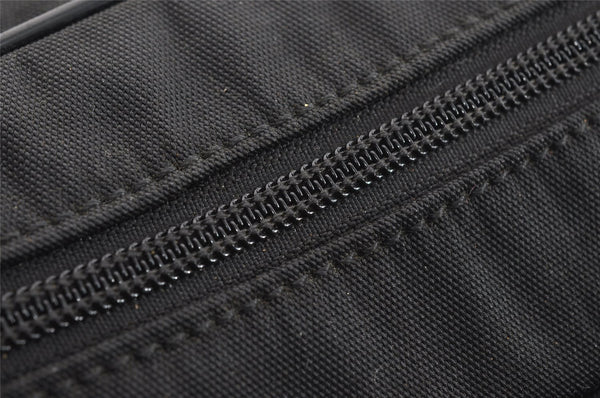 Authentic GUCCI Shoulder Cross Body Bag Nylon Leather 145863 Black 9024I