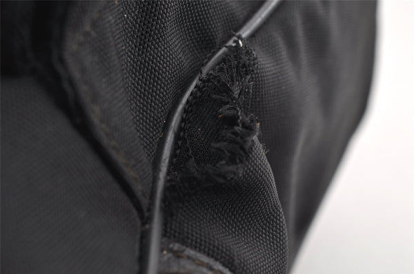 Authentic GUCCI Shoulder Cross Body Bag Nylon Leather 145863 Black 9024I