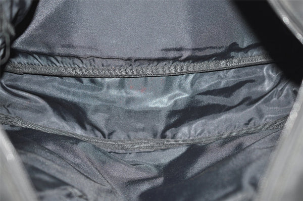 Authentic GUCCI Shoulder Cross Body Bag Nylon Leather 145863 Black 9024I