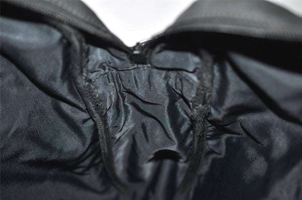 Authentic GUCCI Shoulder Cross Body Bag Nylon Leather 145863 Black 9024I