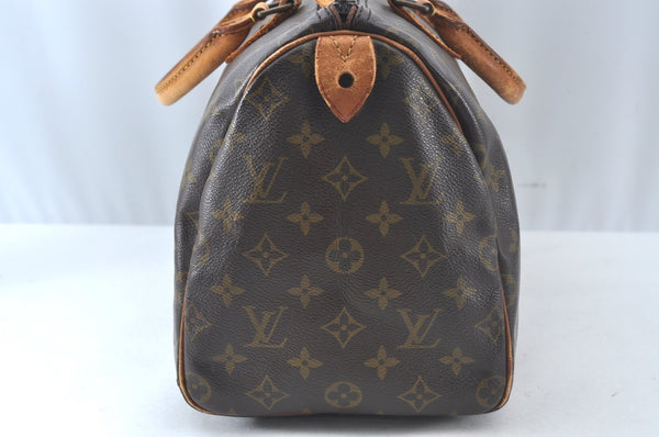 Authentic Louis Vuitton Monogram Speedy 30 Hand Boston Bag Old Model LV 9027J