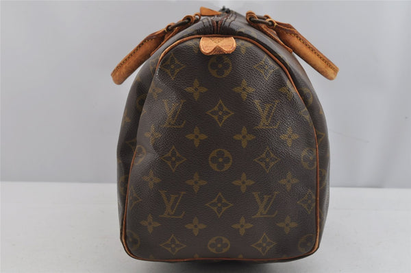 Authentic Louis Vuitton Monogram Speedy 30 Hand Boston Bag Old Model LV 9027J