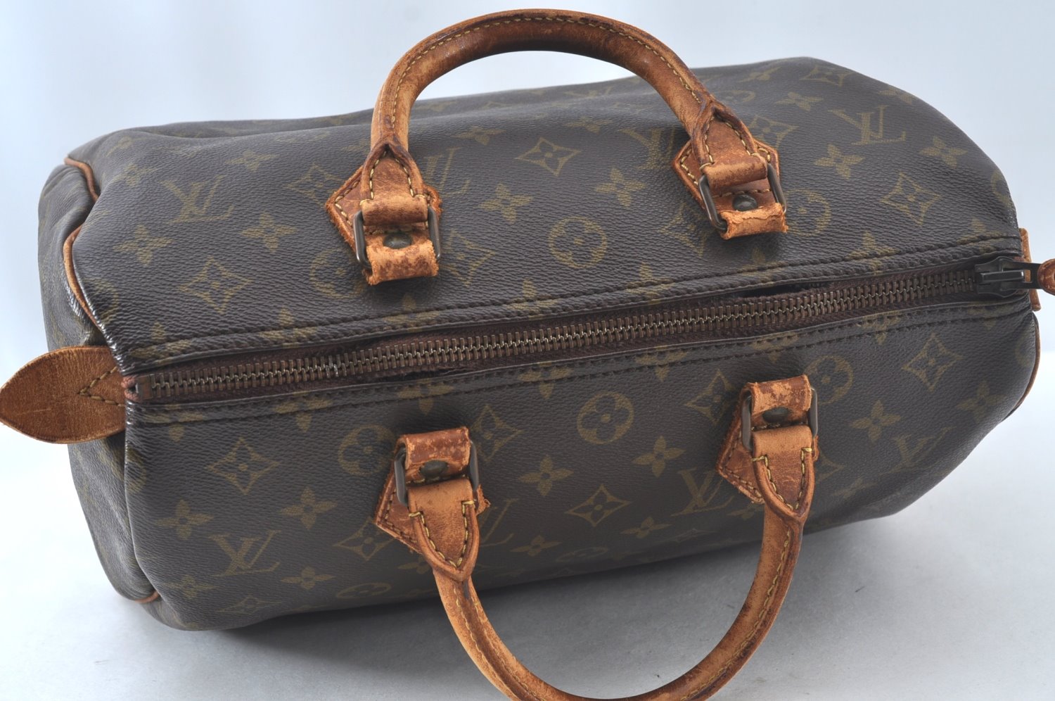 Authentic Louis Vuitton Monogram Speedy 30 Hand Boston Bag Old Model LV 9027J