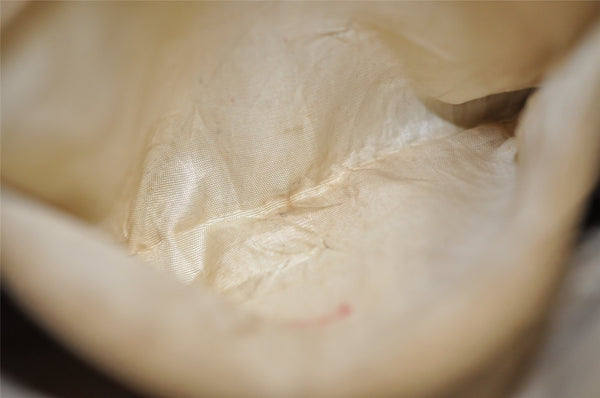 Authentic GUCCI Vintage Shoulder Cross Body Bag Purse Leather Navy Black 9029I