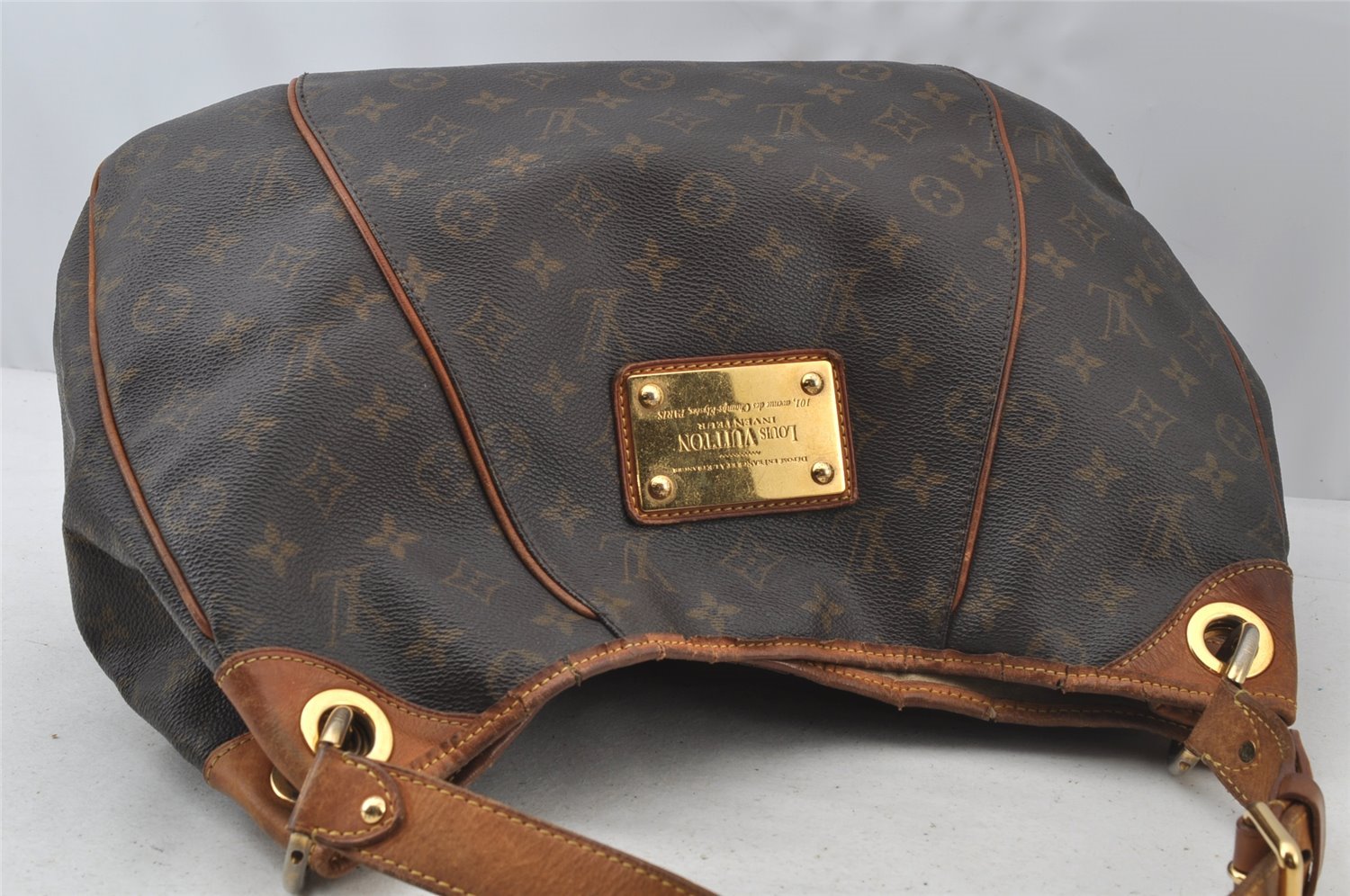Authentic Louis Vuitton Monogram Galliera PM Shoulder Bag M56382 LV 9030I