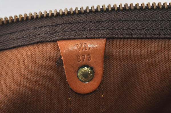 Authentic Louis Vuitton Monogram Keepall 45 Travel Boston Bag M41428 LV 9030J