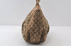 Authentic GUCCI Abbey Shoulder Hand Bag GG Canvas Leather 189833 Brown 9031I