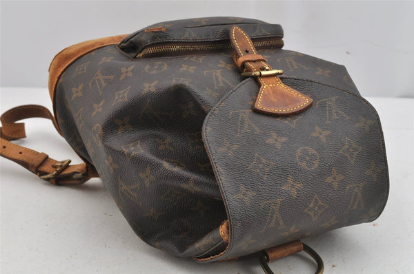 Authentic Louis Vuitton Monogram Montsouris MM Backpack M51136 LV 9031J