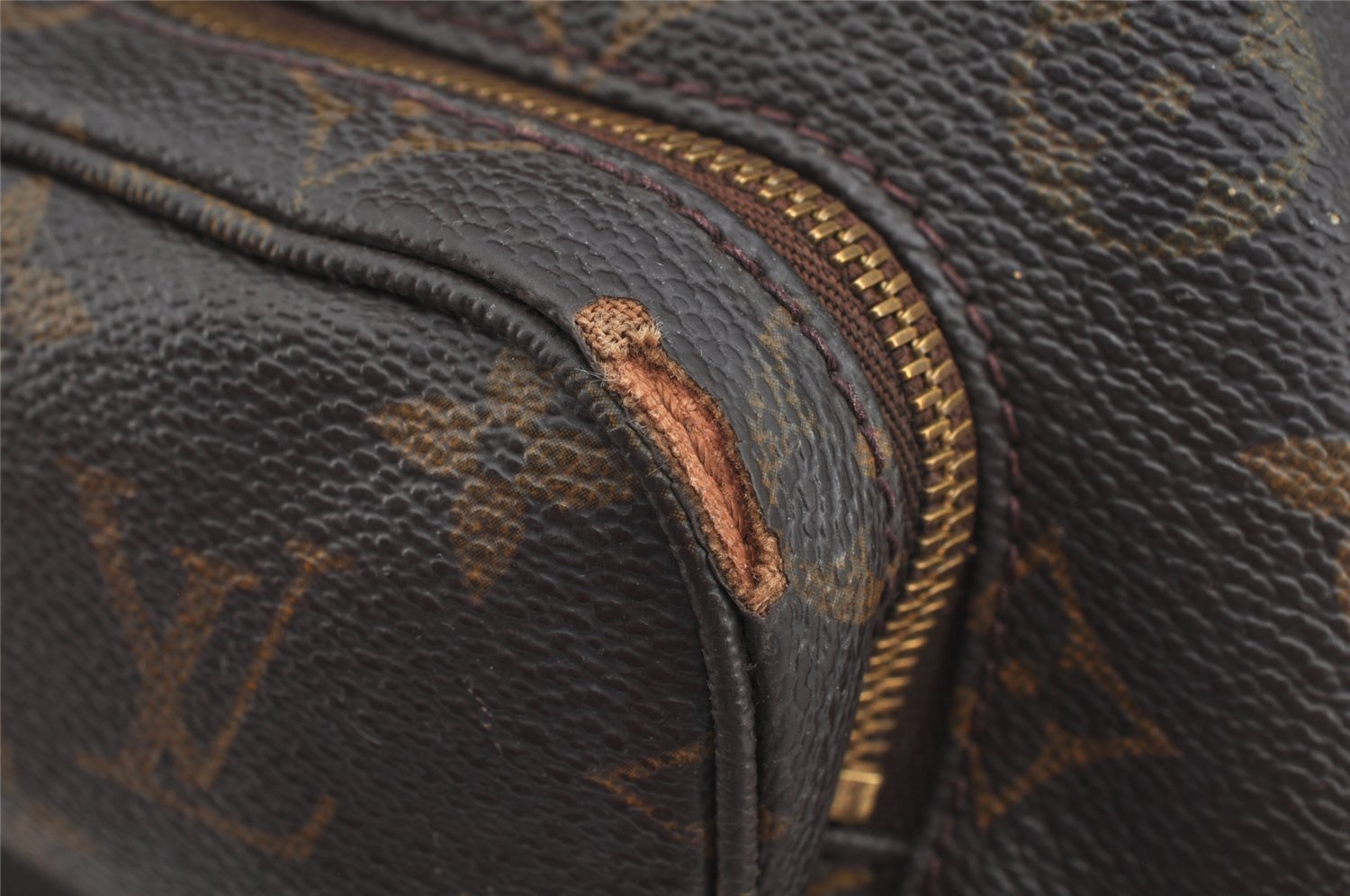 Authentic Louis Vuitton Monogram Montsouris MM Backpack M51136 LV 9031J