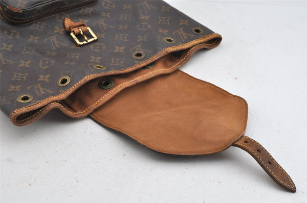 Authentic Louis Vuitton Monogram Montsouris MM Backpack M51136 LV 9031J