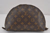 Auth Louis Vuitton Monogram Trousse Demi Ronde 23 Pouch M47520 Junk 9032J