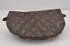 Auth Louis Vuitton Monogram Trousse Demi Ronde 23 Pouch M47520 Junk 9032J