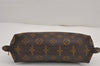 Auth Louis Vuitton Monogram Trousse Demi Ronde 23 Pouch M47520 Junk 9032J