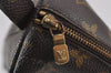 Auth Louis Vuitton Monogram Trousse Demi Ronde 23 Pouch M47520 Junk 9032J