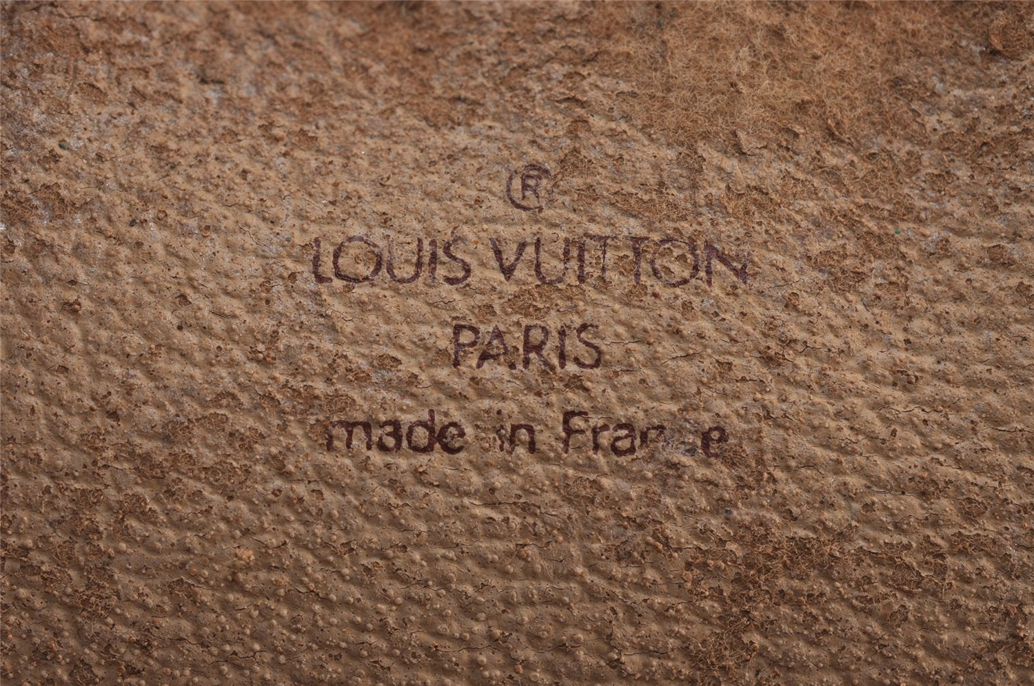 Auth Louis Vuitton Monogram Trousse Demi Ronde 23 Pouch M47520 Junk 9032J