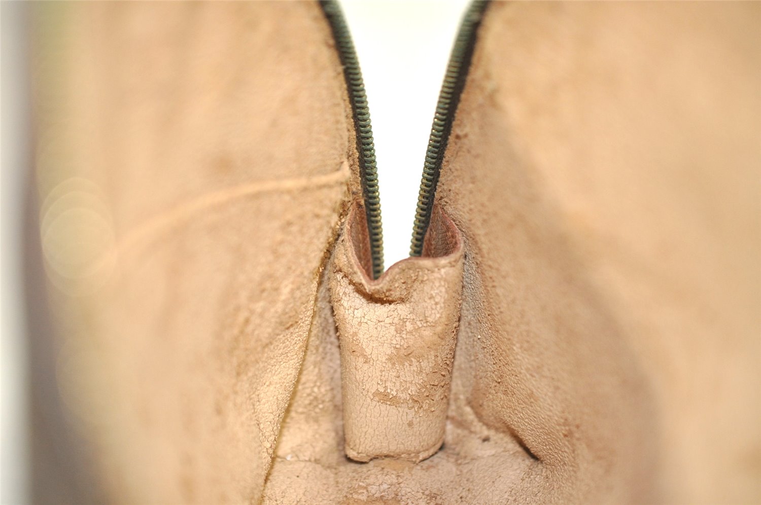 Auth Louis Vuitton Monogram Trousse Demi Ronde 23 Pouch M47520 Junk 9032J