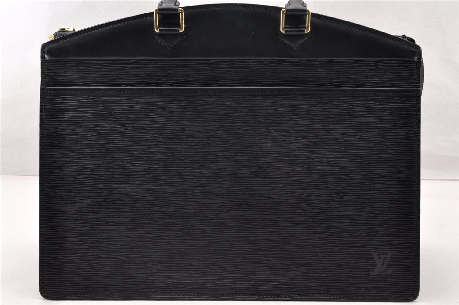 Authentic Louis Vuitton Epi Riviera Hand Bag Black M48182 LV 9033I