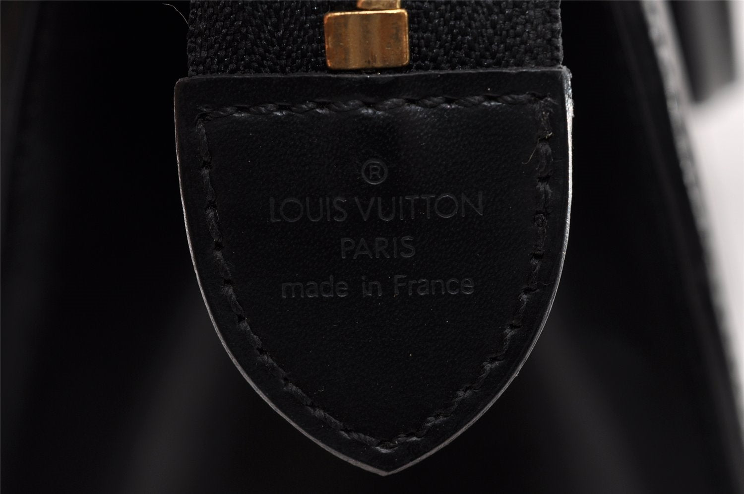 Authentic Louis Vuitton Epi Riviera Hand Bag Black M48182 LV 9033I