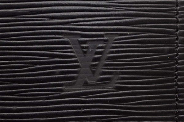 Authentic Louis Vuitton Epi Riviera Hand Bag Black M48182 LV 9033I