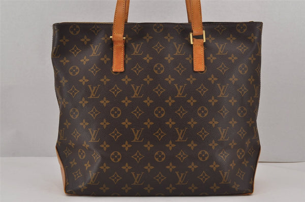 Authentic Louis Vuitton Monogram Cabas Mezzo Shoulder Tote Bag M51151 Junk 9034J