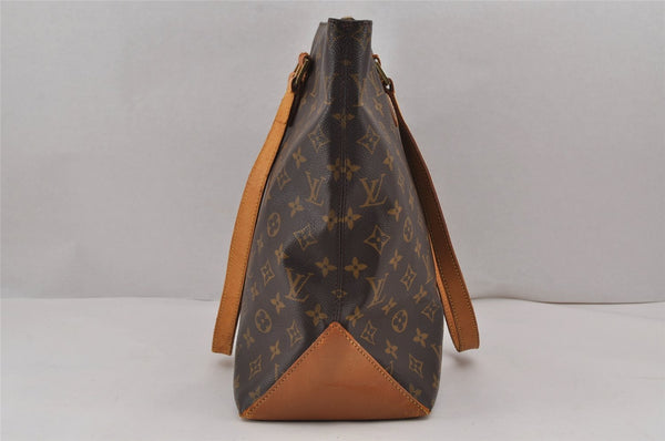 Authentic Louis Vuitton Monogram Cabas Mezzo Shoulder Tote Bag M51151 Junk 9034J