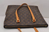 Authentic Louis Vuitton Monogram Cabas Mezzo Shoulder Tote Bag M51151 Junk 9034J