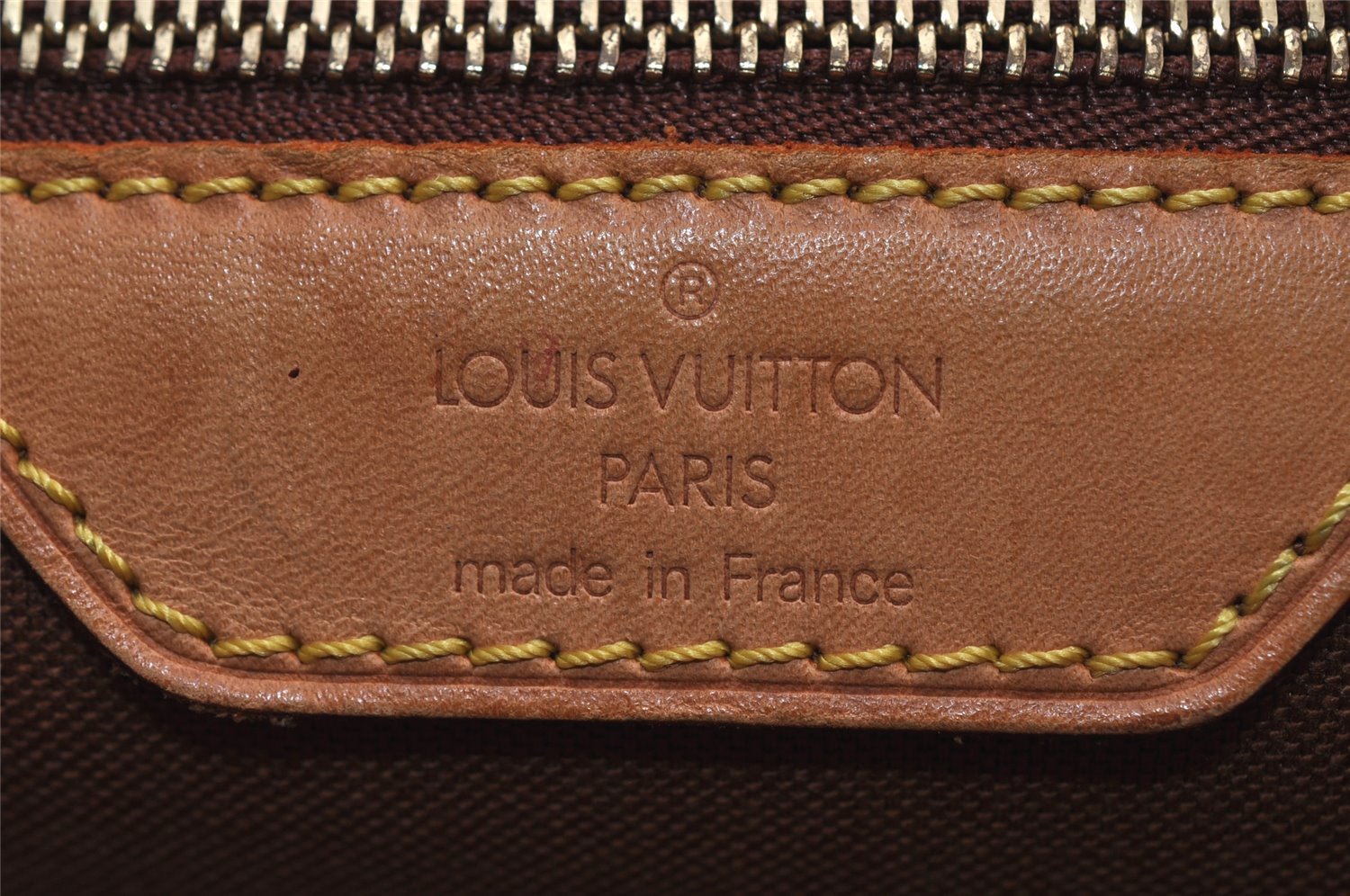 Authentic Louis Vuitton Monogram Cabas Mezzo Shoulder Tote Bag M51151 Junk 9034J