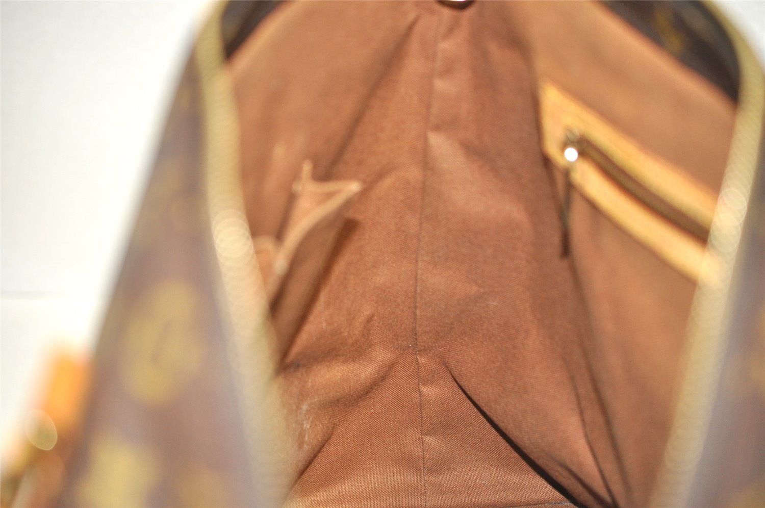 Authentic Louis Vuitton Monogram Cabas Mezzo Shoulder Tote Bag M51151 Junk 9034J