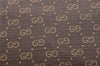 Authentic GUCCI Micro GG PVC Leather Shoulder Cross Bag Brown Junk 9035I