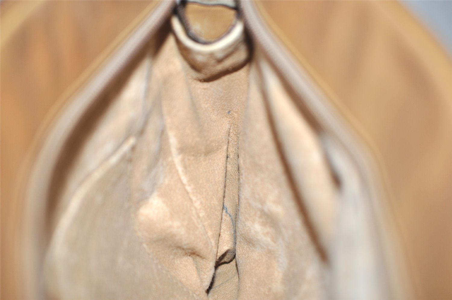 Authentic GUCCI Micro GG PVC Leather Shoulder Cross Bag Brown Junk 9035I