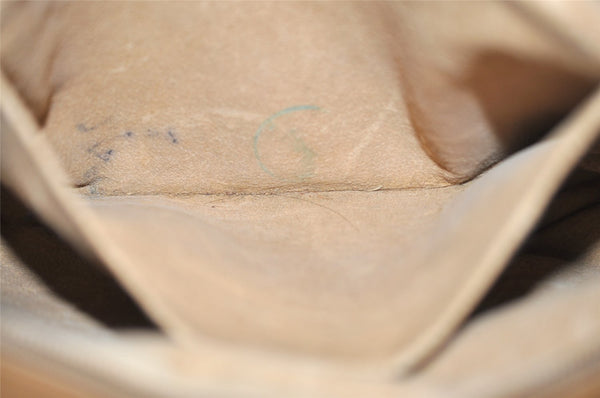 Authentic GUCCI Micro GG PVC Leather Shoulder Cross Bag Brown Junk 9035I