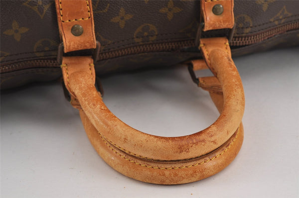 Authentic Louis Vuitton Monogram Keepall 45 Boston Bag Old Model Junk 9035J