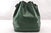 Authentic Louis Vuitton Epi Noe Shoulder Drawstring Bag Green M44004 LV 9036I