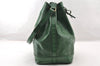 Authentic Louis Vuitton Epi Noe Shoulder Drawstring Bag Green M44004 LV 9036I