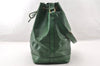 Authentic Louis Vuitton Epi Noe Shoulder Drawstring Bag Green M44004 LV 9036I