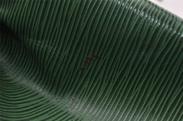 Authentic Louis Vuitton Epi Noe Shoulder Drawstring Bag Green M44004 LV 9036I