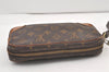 Authentic Louis Vuitton Monogram Marly Dragonne PM M51827 Clutch Hand Bag 9036J