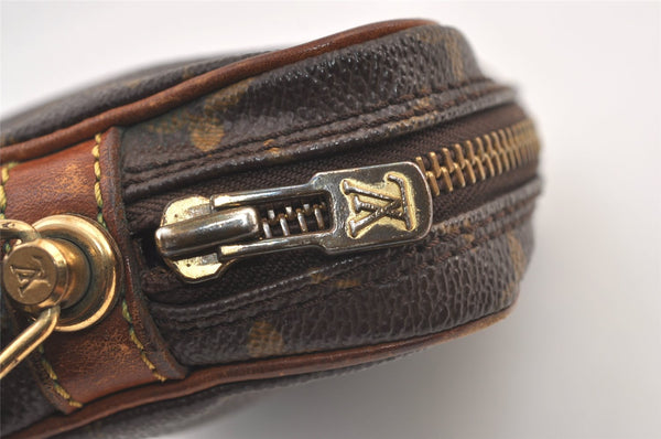 Authentic Louis Vuitton Monogram Marly Dragonne PM M51827 Clutch Hand Bag 9036J