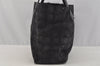 Authentic CHANEL New Travel Line Shoulder Tote Bag Nylon Leather Black 9037I