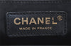 Authentic CHANEL New Travel Line Shoulder Tote Bag Nylon Leather Black 9037I