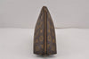 Auth Louis Vuitton Monogram Trousse Demi Ronde 23 Pouch M47520 Junk 9038J